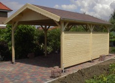 Carport 3,50 m x 6,00 m (Satteldach)