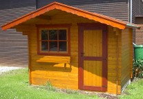 Blockhaus 28 mm 3,00 m x 2,40 m