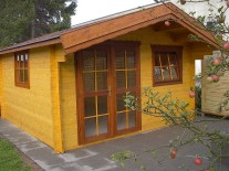 Blockhaus 34 mm 4,20 m x 4,20 m