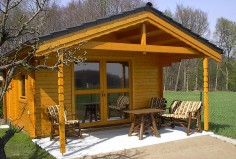 Blockhaus 45 mm 4,20 m x 4,20 m