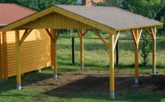 Carport 3,50 m x 5,50 m (Satteldach)